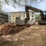 Foto vom Baufortschritt der Seniorenpflegeresidenz Lichtenstein