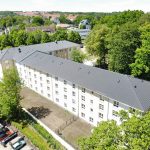 Dronenansicht der Seniorenpflegeresidenz Lichtenstein