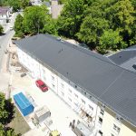 Dronenansicht der Seniorenpflegeresidenz Lichtenstein