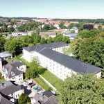 Dronenansicht der Seniorenpflegeresidenz Lichtenstein