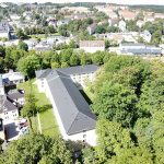 Dronenansicht der Seniorenpflegeresidenz Lichtenstein