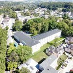 Dronenansicht der Seniorenpflegeresidenz Lichtenstein