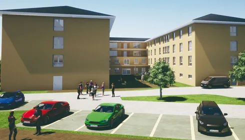 Visualisierung des Seniorenpflegeheims Glauchau