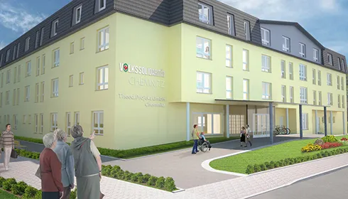 Visualisierung der Seniorenpflegeresidenz Limbach-Oberfrohna