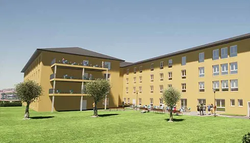 Visualisierung der Seniorenpflegeresidenz Zschopau