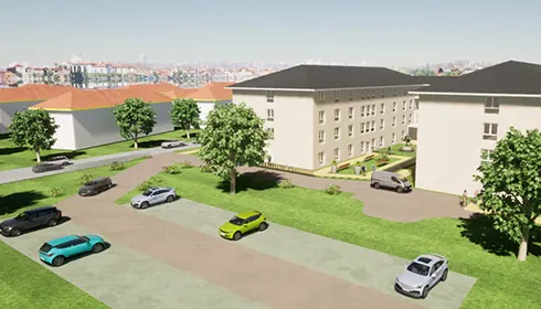 Visualisierung der Seniorenpflegeresidenz Fraureuth